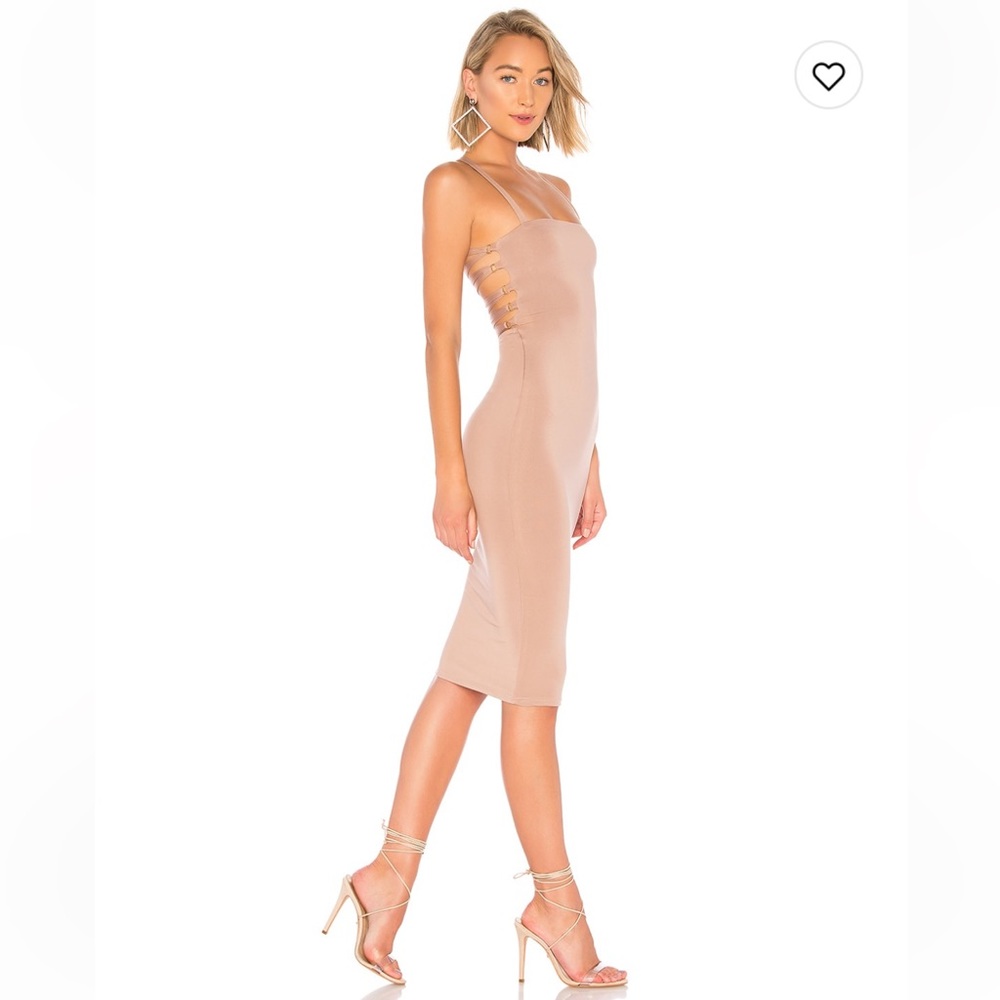 Revolve Superdown Laced Back Midi Dress